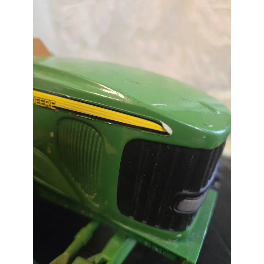 John Deere Ertl Toy Tractor Green Yellow Farm Vehicle Steerable Wheels